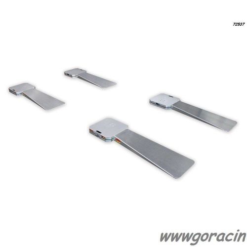 Longacre 36&#034; long aluminum scale pad ramps,set of 4,for all 2 1/2&#034; scales,rebco