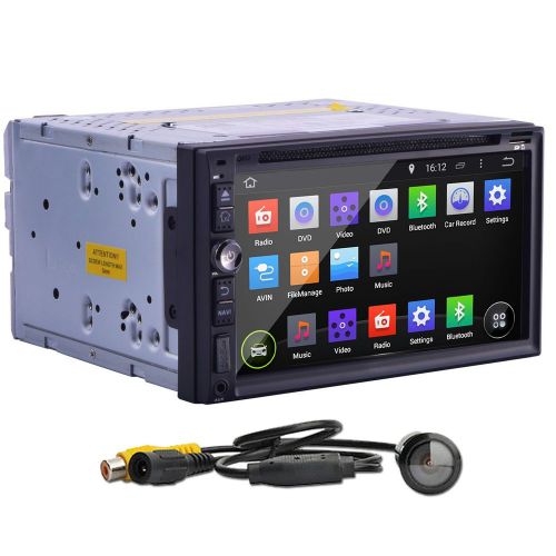 Pure android 4.4 os 2din car dvd player 3g wifi radio ipod bt 1080p video+camera