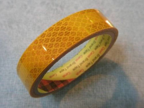 Yellow reflector tape sticker 20mm x2m car and garage safety