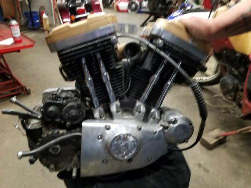Harley sportster motor engine 883 1200 evo chopper bobber running cases heads cy