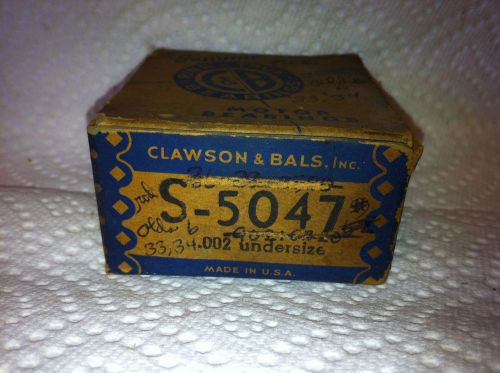 Main and rod bearings for old oldsmobiles.  nos.  items 0772,3,4,5,6