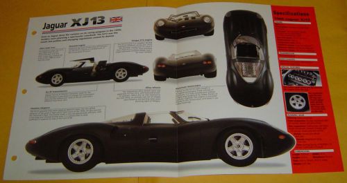 1966 jaguar xj13 experiment race car 4991cc 502hp v12 lfi info/specs/photo 15x9