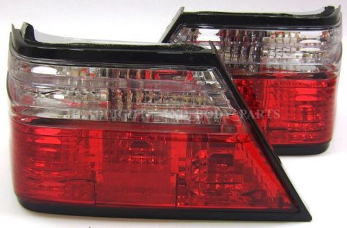 Mb w124 85 - 95 rear tail lights set left right lh rh lamps pair