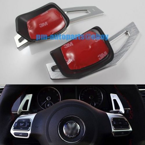 Pm aluminum dsg paddle shifter grip extension new for vw golf 7 mk7 2014 2015