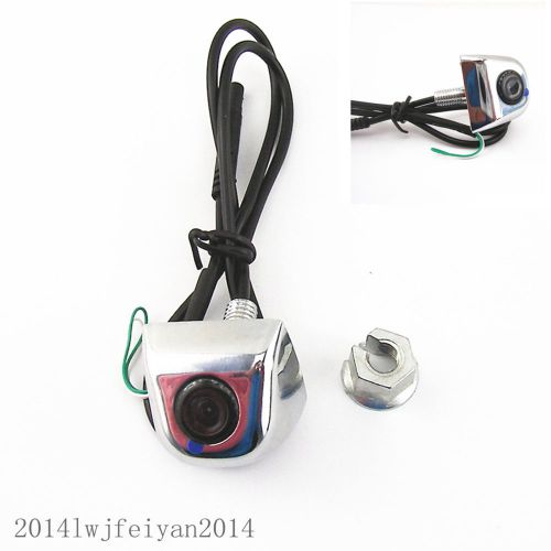 Car rear view backup reverse parking license plate screw 170° wide angle camera