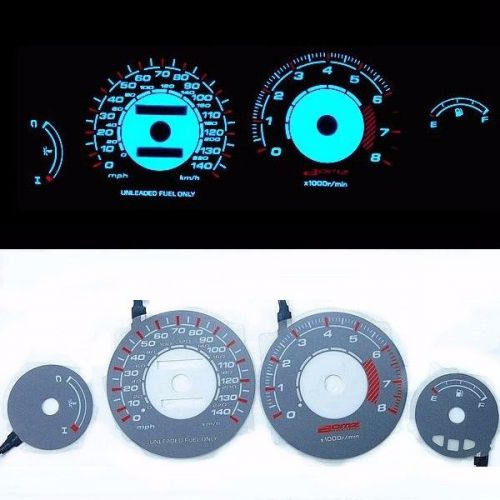 Indiglo glow gauge dash face el cluster for mitsubishi galant 94-98 mph