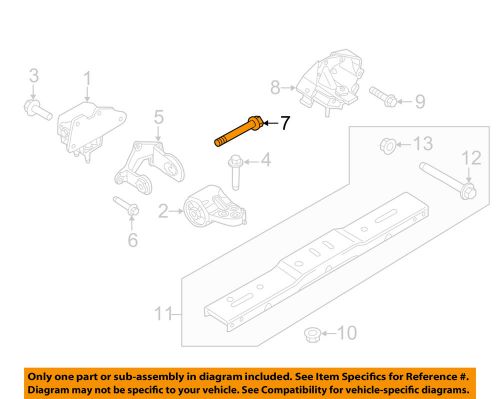 Ford oem engine transmission mounting-mount bracket mount bolt left w715211s439