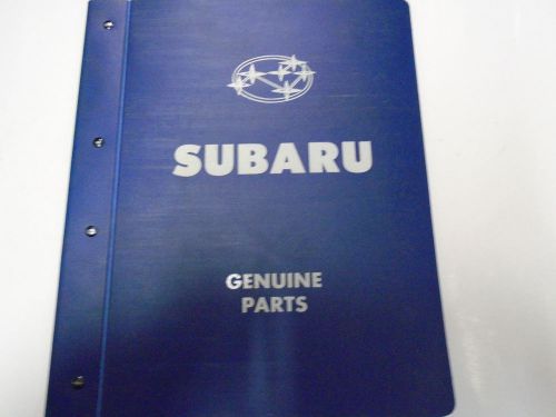 1981 1982 subaru genuine parts catalog manual factory oem book huge rare