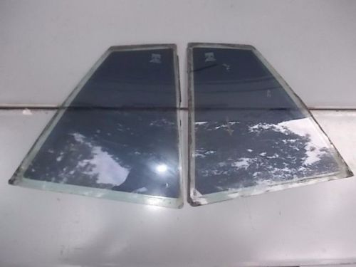 Lancia scorpion used original pair rear quarter glass windows