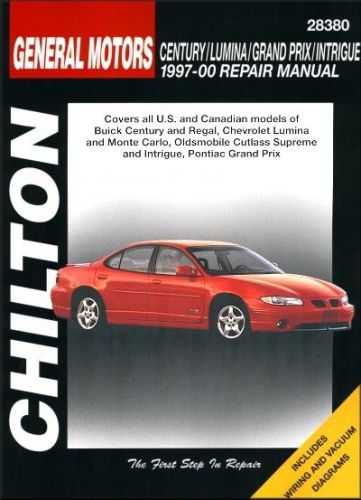 Buick century, regal; chevrolet lumina, monte carlo; olds cutlass supreme, intri