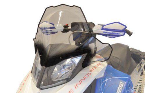 Powermadd cobra windshield - 17.5in. - clear with black fade 13432