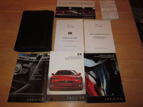 2012 jaguar xk owner manual with navigation section with case oem owners