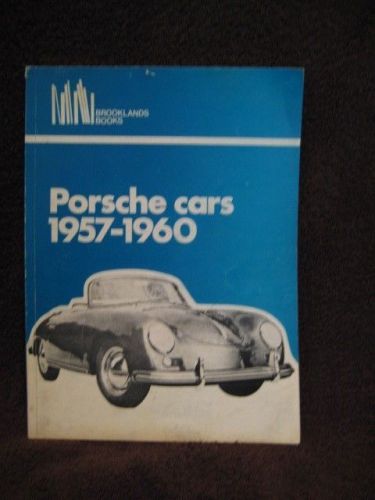 Porsche cars 1957-1960 brooklands books