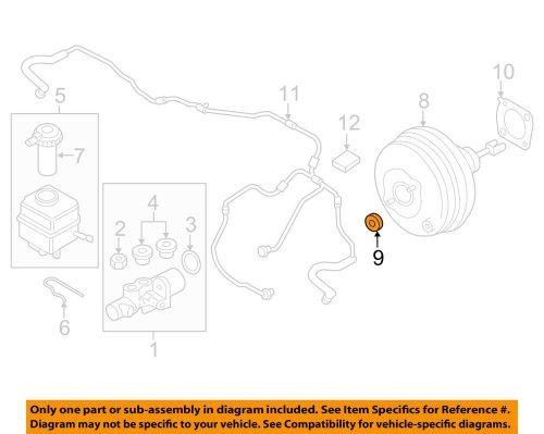 Bmw oem 06-10 m5-booster assembly ring 34331158929