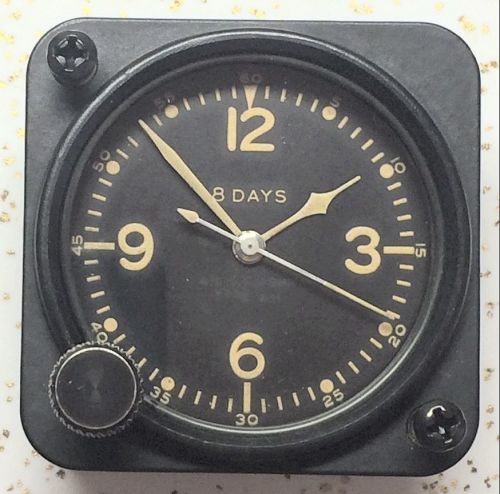 Elgin national watch co grade 562 a-11 2 1/4&#034; 8 jewel p51 mustang aircraft clock