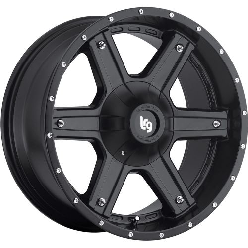 18x9 matte black lrg 101 5x5 -12 wheels terra grappler g2 35x12.5x18 tires