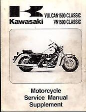 1998 kawasaki vn1500 classic service manual supplement