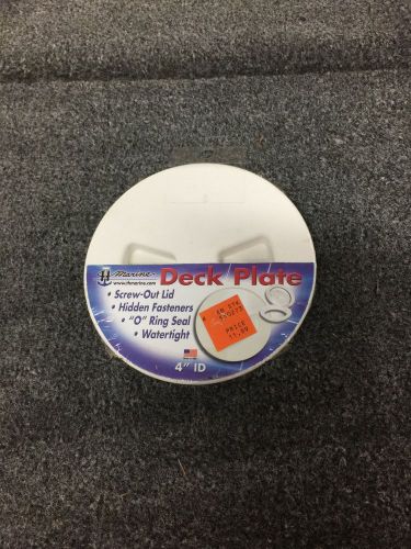 Marine plastic 4&#039;&#039; deck plate -access inspector plate for boat &amp; rv