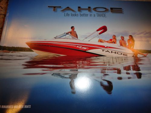 2013 tahoe runabout &amp; deck boat sales brochure catalog q4,q5,q7 + more