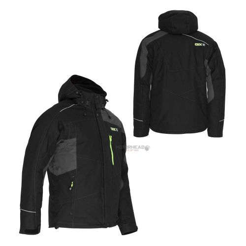 Snowmobile ckx squamish jacket black/charcoal men large adult coat snow winter