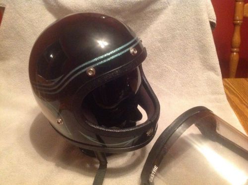 Vintage arctic cat helmet full face 70&#039;s awesome! snowmobile mural sz s-m