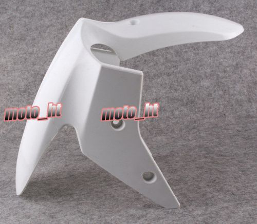 1pc white unpainted abs plastic front fender fits for kawasaki ninja zxr250 2008