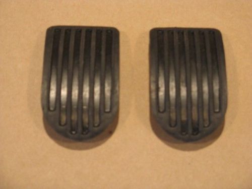 Mg new parts:pair brake &amp; clutch pedal pads mga mgb