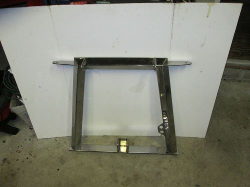 Fischer 7.5-8ft plow frame upright *polished stainless steel* great cond!