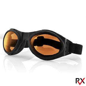 Bobster motorcycle bugeye riding vented amber goggles