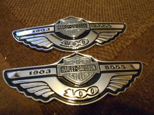 Nos new 2003 harley davidson harley-davidson motorcycles emblems 7 1/2by2 1/2&#034;