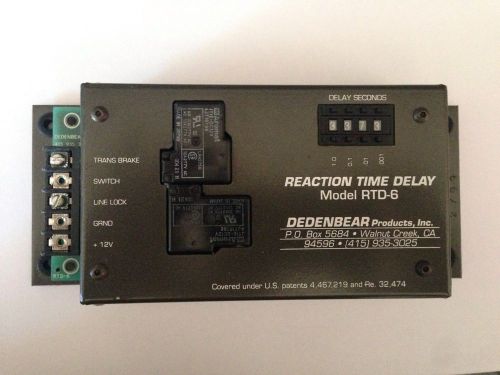 Dedenbear reaction time delay rtd6
