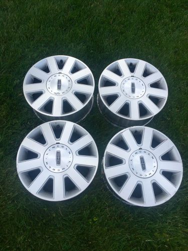 2003 lincoln town car oem wheels rims set with center caps
