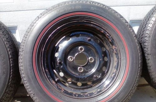 Michelin redline tires 185 15 x set of four vintage