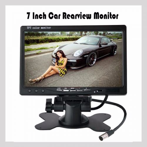 7&#034; tft lcd digital color screen monitor for car rear view camera remote controll