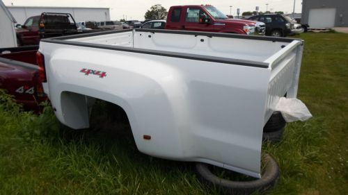 2016 silverado new truck bed take-off 1 ton white 8&#039; truck box