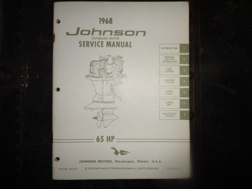 1968 johnson service manual 65 hp  motors @@@check this out@@@