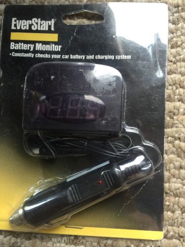 Car digital lcd battery monitor voltmeter gauge