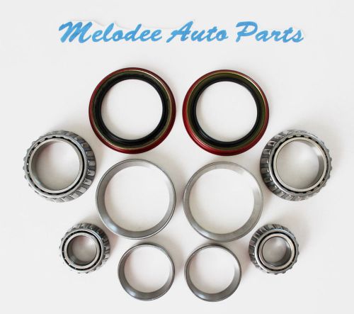 2 front inner &amp; 2 front outer bearing with seal set for 95-01 ford explorer 2wd