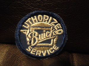 Authorized buick service patch - vintage - new - original - auto - 2 inch round