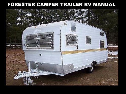 Forester camper trailer manuals 230pg w/ teardrop rv appliance service &amp; repair