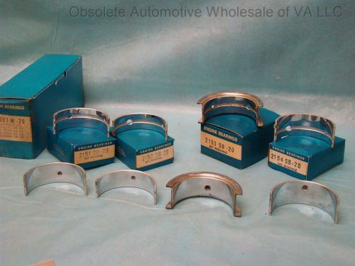 1956 – 1963 chevrolet gmc pontiac 235 261 main bearing set 020 6 cyl nors