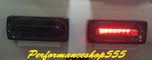Led crystal rear tail lamp assy for mercedes benz w463 &#039;86-&#039;15 g class(smoke)