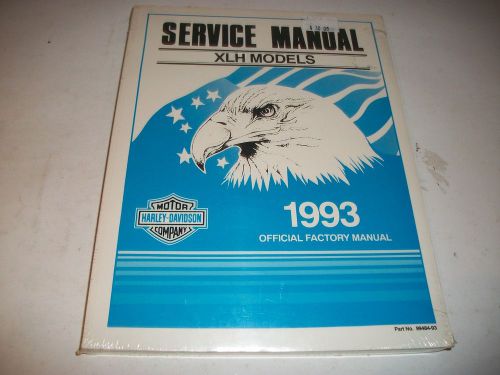 Nos 1993 harley-davidson xlh models motorcycle service manual brand new