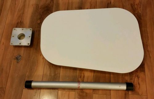 Sea ray boat table top &amp; todd pedestal &amp; base rv marine