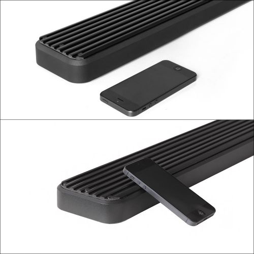Satin black 4&#034; iboard side step nerf bar fit 00-16 chevy tahoe/gmc yukon