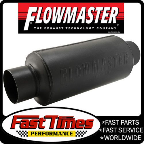 Flowmaster 13512100 pro series shortie muffler 3.5&#034; inlet/outlet round 409s