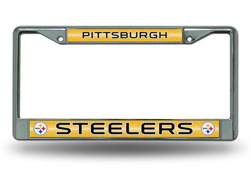 Pittsburgh steelers glitter chrome frame