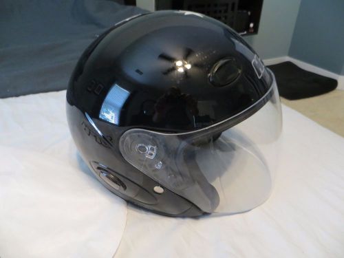 Hjc cl-33 black size medium motorcycle / scooter helmet with faceshield