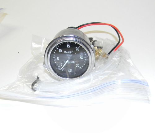 Stewart warner p/n 82321 deluxe manifold pressure boost gauge exc condition
