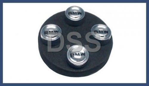 New genuine bmw logo tire valve stem caps oem 36110421542